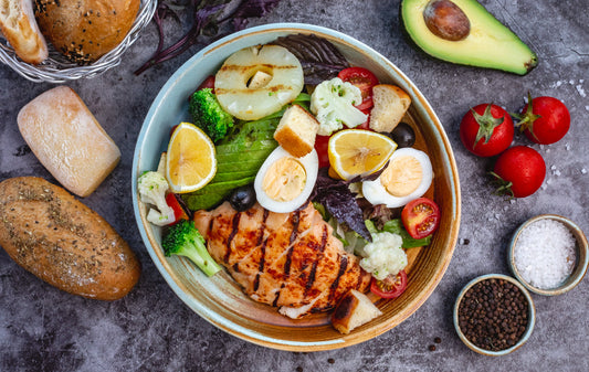 "Healthy low-carb meal prep for a sustainable lifestyle."