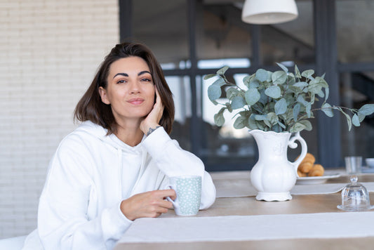 "Person practicing healthy habits for a long-term wellness mindset."